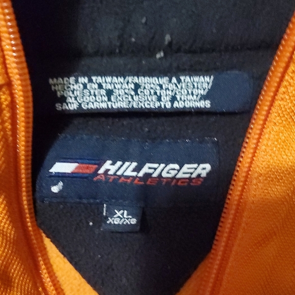 Tommy Hilfiger Orange and Gray Vintage Sweatshirt - Picture 2 of 9